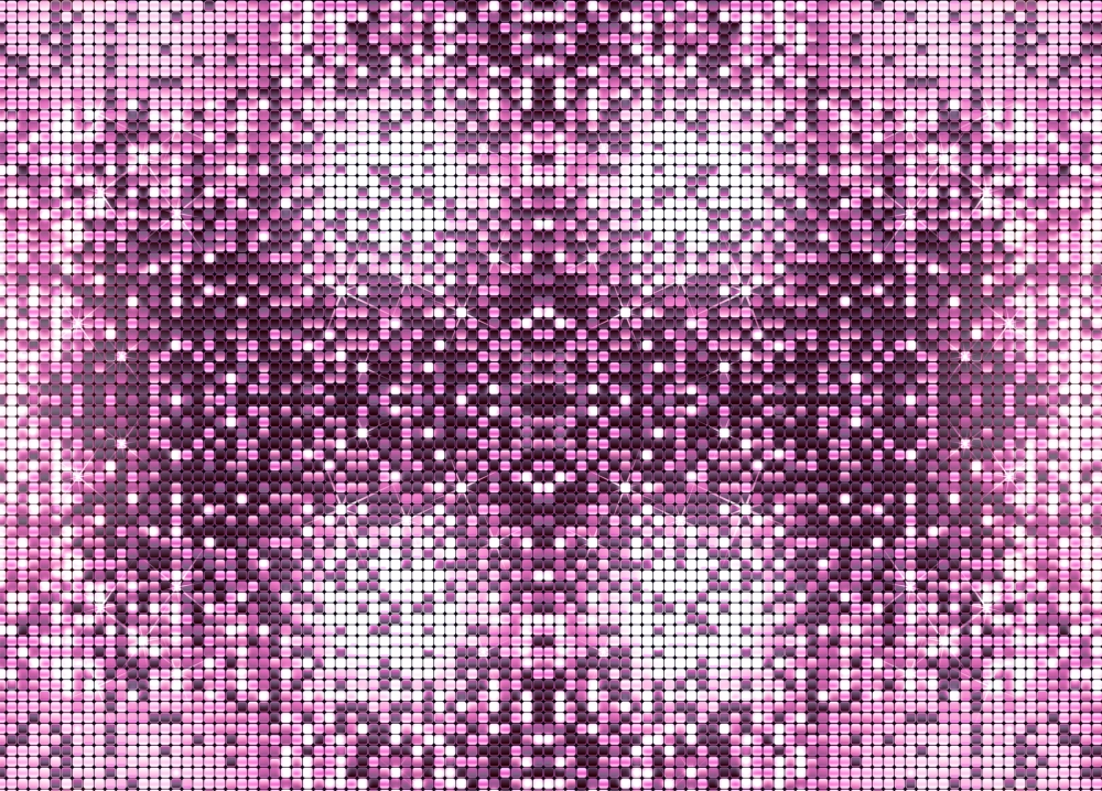 Бумага упаковочная 50х70 см «Зазеркалье» (1 лист), розовое золото