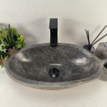 Раковина из речного камня RS-65498 51*29*15 0856