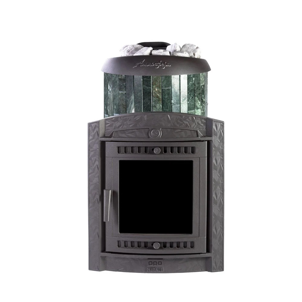 Печь банная «Атмосфера L» в ламелях «Змеевик»