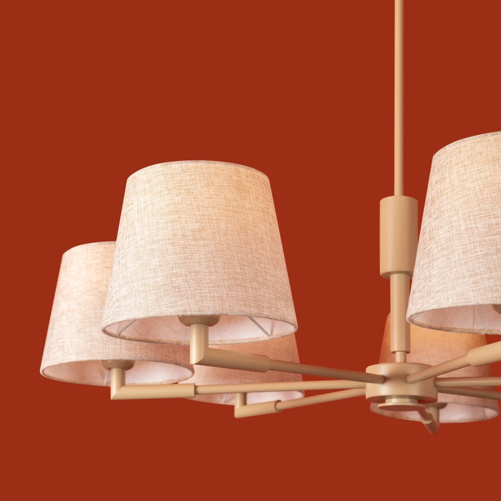 Люстра на штанге Freya BUTLER FR2057PL-07BG