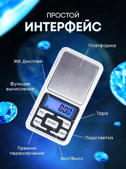 Весы ювелирные электронные высокоточные