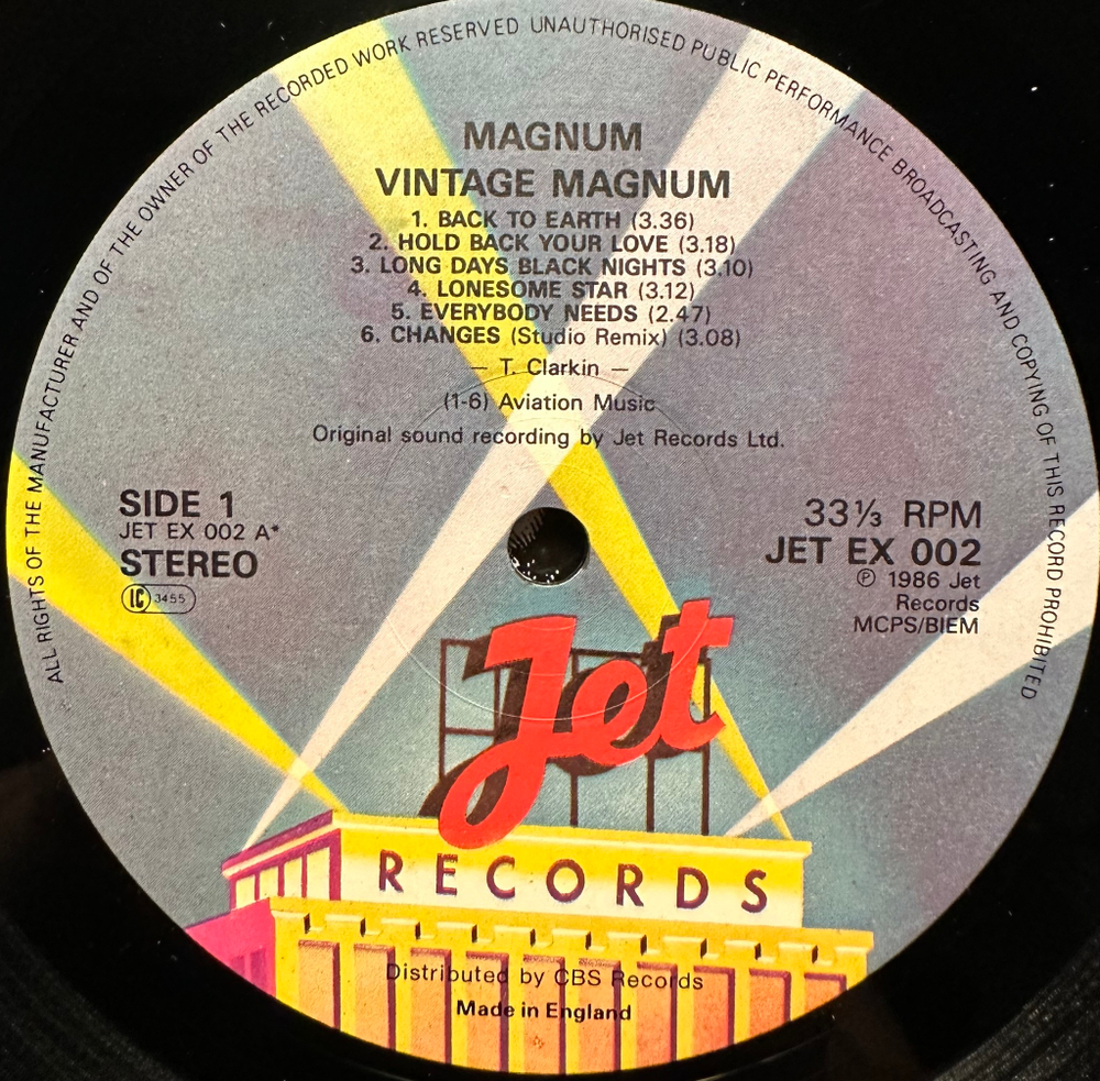 Magnum - Vintage Magnum (Англия 1986г.)