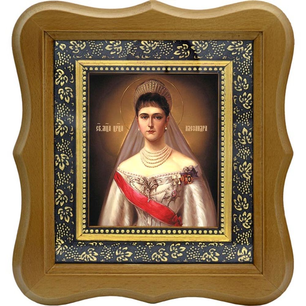 Александра Романова императрица Российская. Икона на холсте.