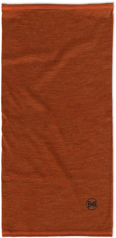 Тонкий шерстяной шарф-труба Buff Merino Lightweight Solid Cinnamon Фото 5