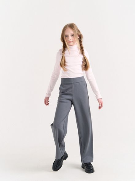 Бадлон с волнистым воротом "Розовый" 7+