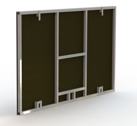 Щит баскетбольный 1200х900 фанера 15 мм на металлической раме