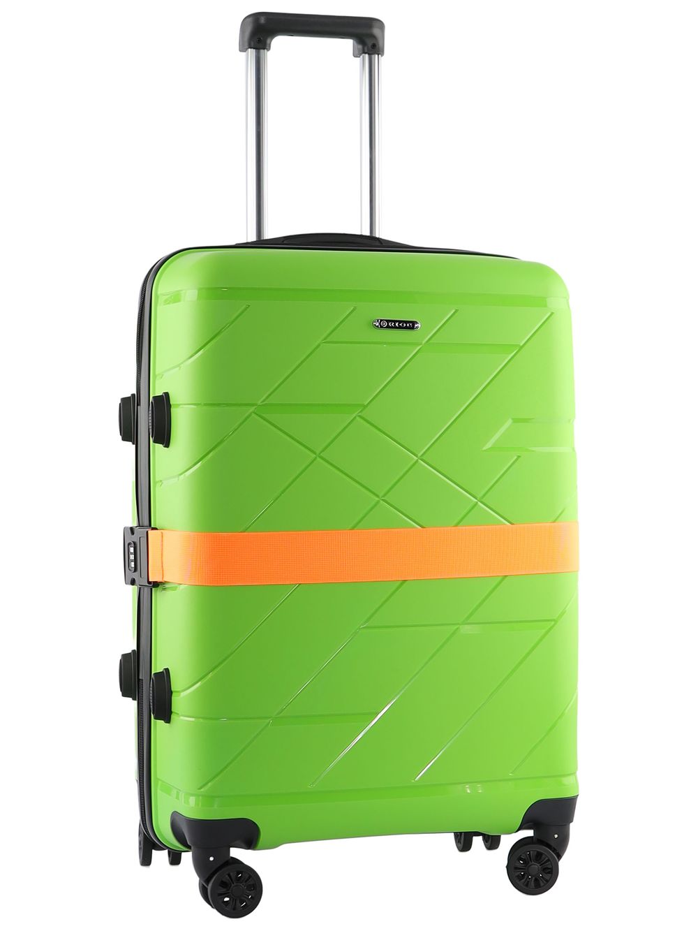 Чемодан 463 / С ремнем / Полипропилен