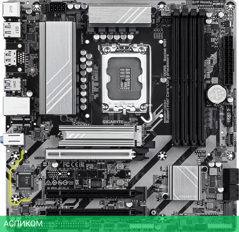Материнская плата Gigabyte B860M DS3H rev. 1.0