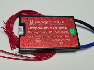 Плата контроля BMS LiFePO4 4S 12V 30A
