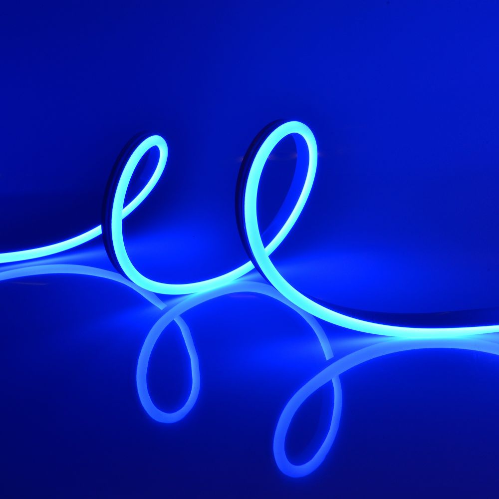 ULS-N21-2835-120LED-m-8mm-IP67-220V-8W-m-50M-BLUE Светодиодная гибкая герметичная лента. NEON. Бобина 50 м. Синий свет. TM Uniel.