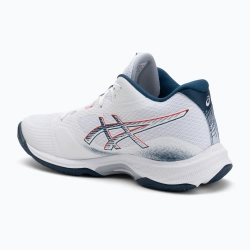 Кроссовки волейбольные ASICS Netburner Ballistic FF 4 white/mako blue