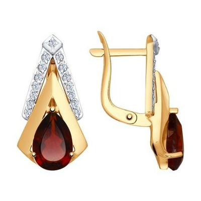 Серьги Au 585 (725164)