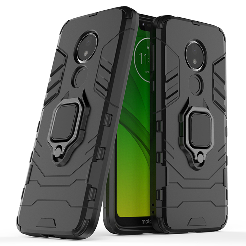 Противоударный чехол с кольцом Panther Case для Motorola Moto G7 Power