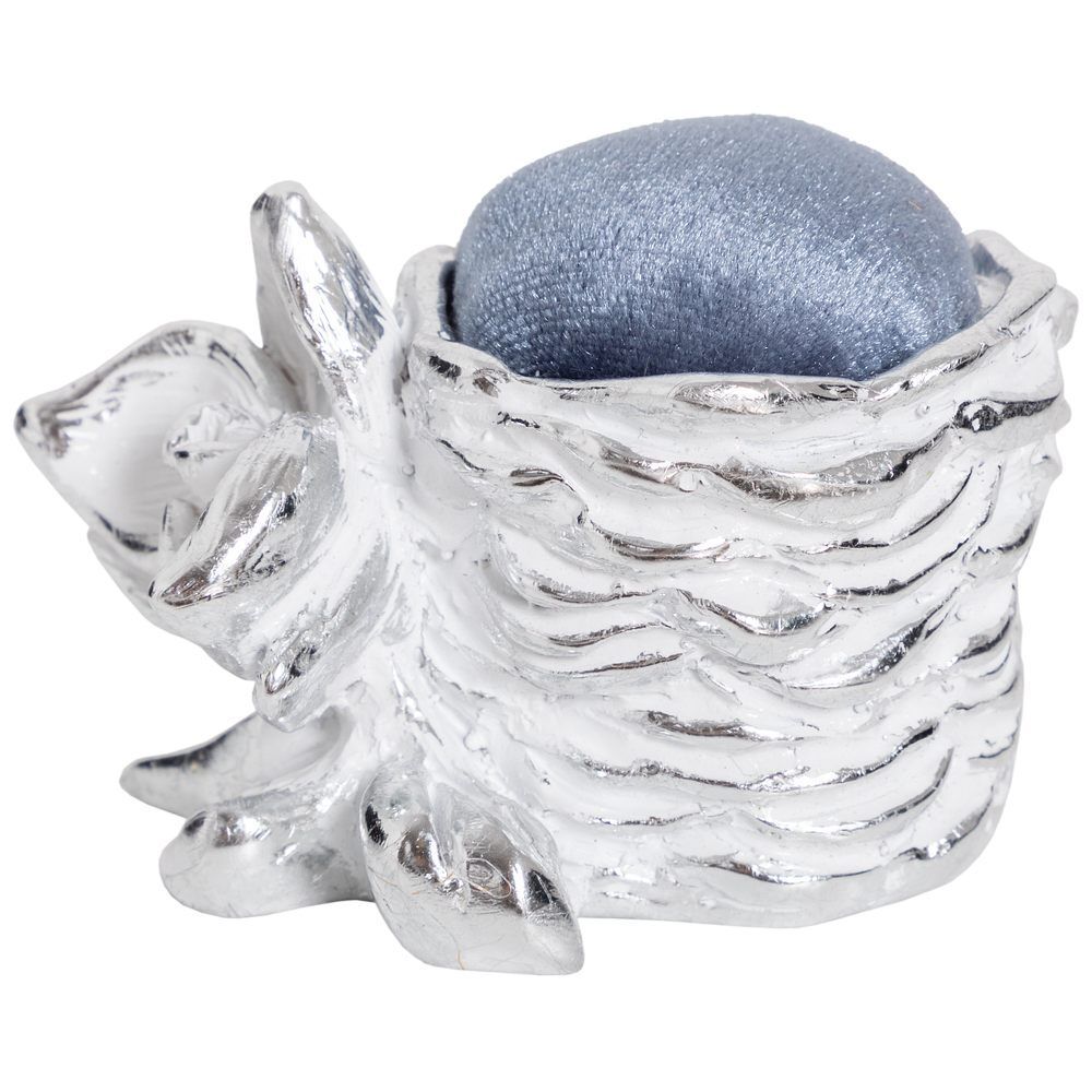 Игольница Орхидея Ликаста Белая Сильвер