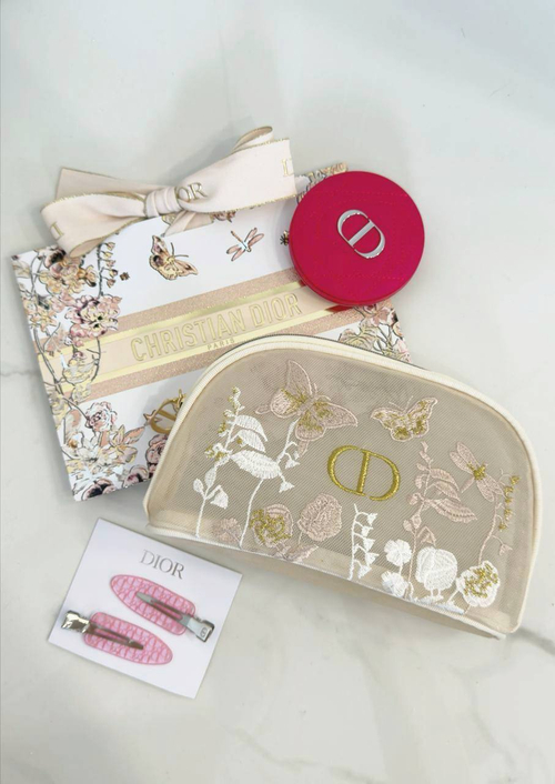 Косметичка Dior бабочки