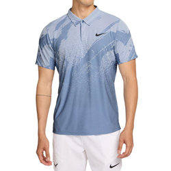 Мужское теннисное поло Nike Court Paris Slam Advantage Dri-Fit Tennis - work blue/hydrogen blue/black