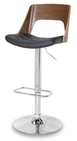 Стул барный JY1932 черный/хром