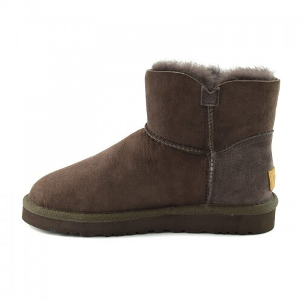 Угги Women's Mini Bailey Button Chocolate
