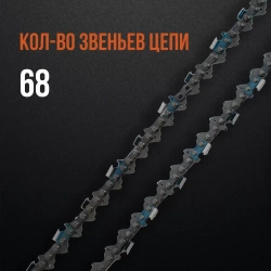 Шина OREGON 188SFHD009 45 см/18" 3/8 1.5 мм 68 зв для бензопилы Husqvarna