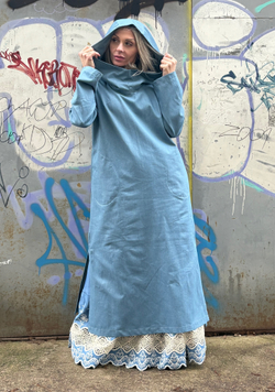 Платье Assassin /джинс голубой