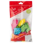 Шар (12"/30 см) Шелкография пастель С ДР Блестки Кексы, 25 шт.