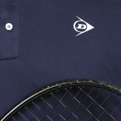 Мужское теннисное поло Dunlop Polo Men - Dark Blue, White