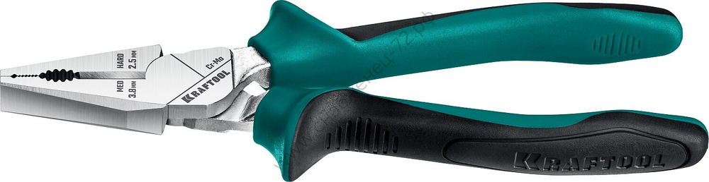 KRAFTOOL KraftMax 200 мм, Комбинированные плоскогубцы с эксцентриковым шарниром (22011-1-20)