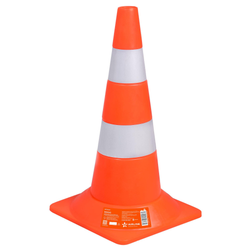 Конус дорожный 520 мм Airline мягкий 2 световозвращающие полосы