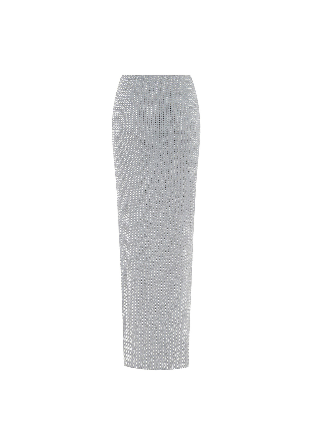 Юбка макси из шифона с кристаллами