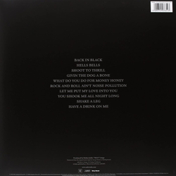 AC/DC. Back In Black (LP)