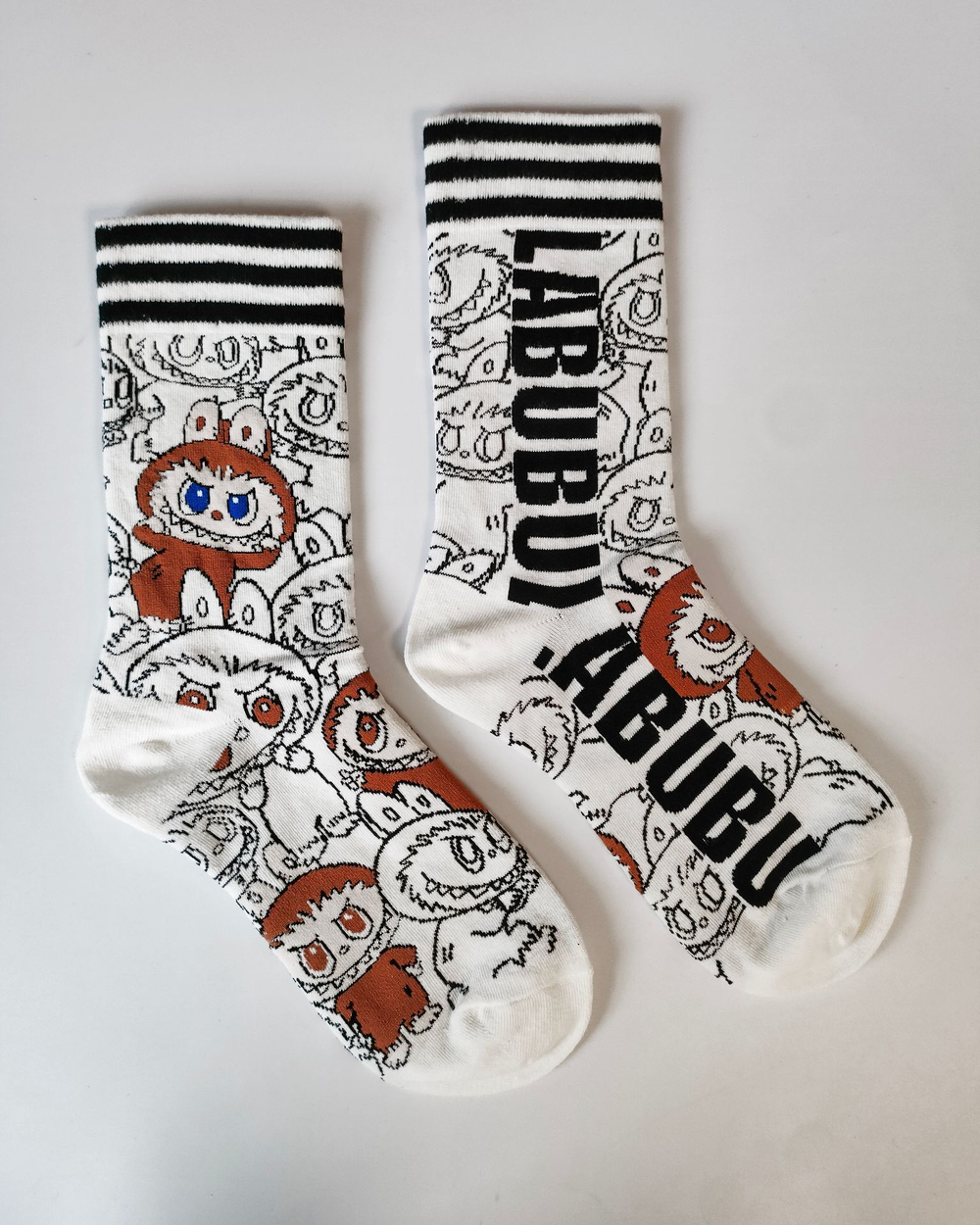 Носки р.35-40 "Trends" Лабубу на белом