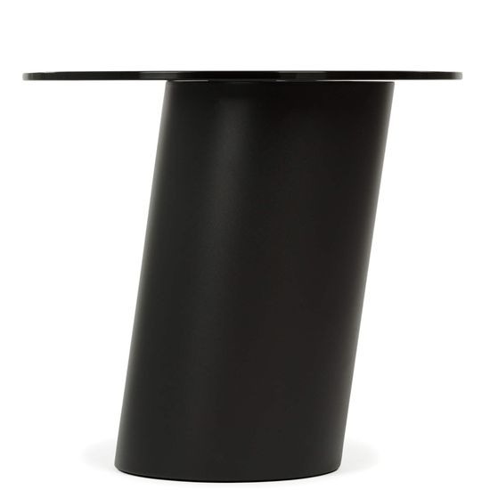 Кофейный стол Exalto 30х43 сталь и стекло