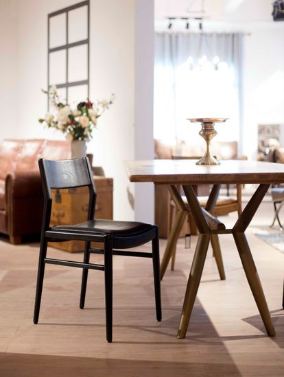 Стол RI010 Brass metal base & Light Grey Ash 200х100