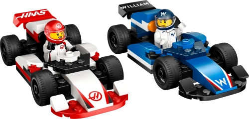 Конструктор LEGO City 60464 Болиды F1 Williams Racing и Haas F1