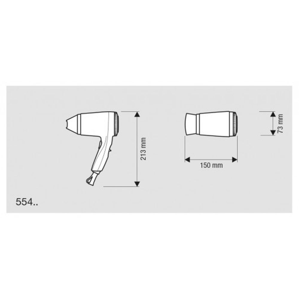 Настенный фен Valera Executive 1200 Push (554.02) - 2