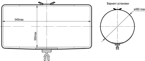 Узел крепления одиночного спуска заземления