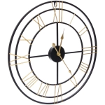 Часы настенные «LOFT HOME « 50см, желтые цифры