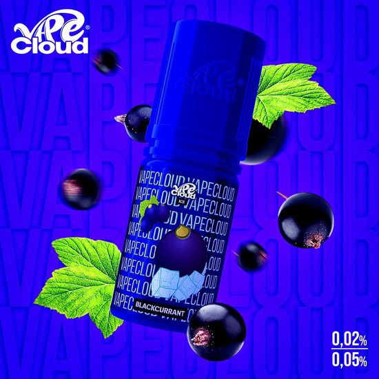 VAPE CLOUD Blackcurrant Ice - Черная смородина, лед 0.02 %