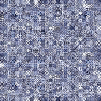 Керамогранит глаз.Hammam голубой (16105)