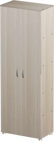 Стеллаж закрытый Стандарт Про ясень шимо светлый