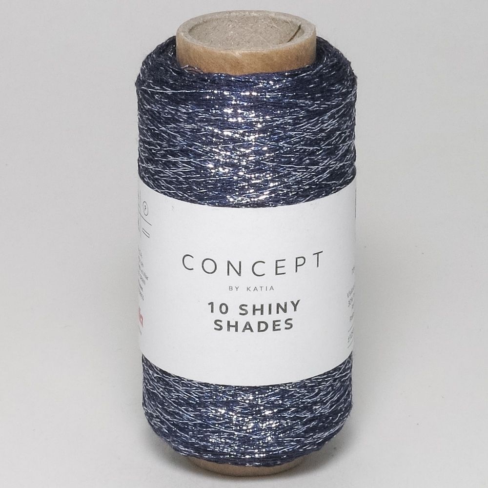 Пряжа KATIA Concept 10 Shiny Shades 70/Темно-синий)