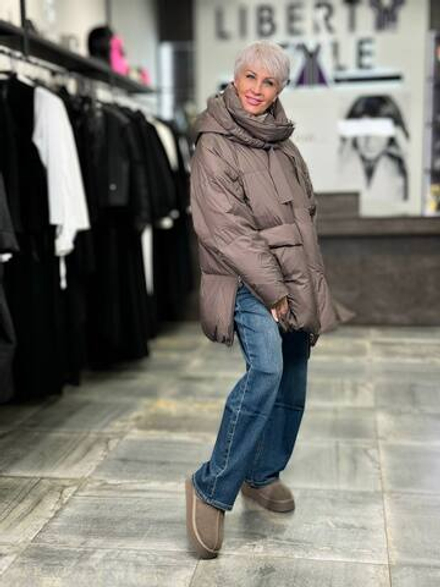 Полупальто с капюшоном