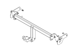 Фаркоп для Chevrolet Spark 2020-, Ravon R2 2016-2020, Chevrolet Spark 2011-2015 Тип шара: A. Нагрузки: 750/50 кг, CV 10