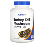 Nutricost, гриб трутовик разноцветный, 240 капсул (600 мг в 1 капсуле)