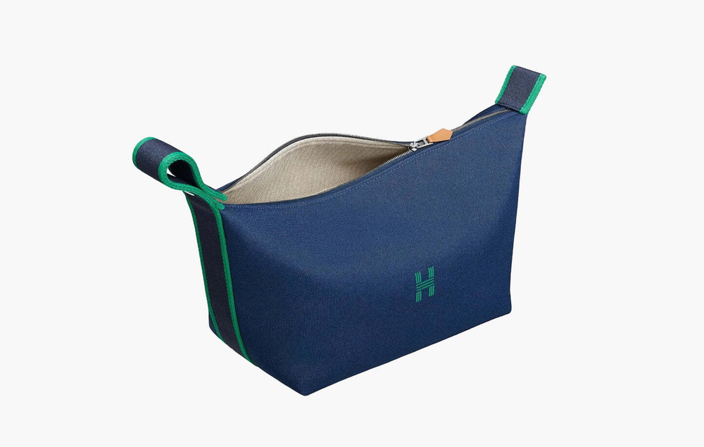 Сумка Hermes Large Bride-A-Brac Case "Canvas & Marine"