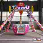 Аттракцион летающая тарелка «Сладкий Шторм», 5 мест, 6,5×6,5×4,4 м