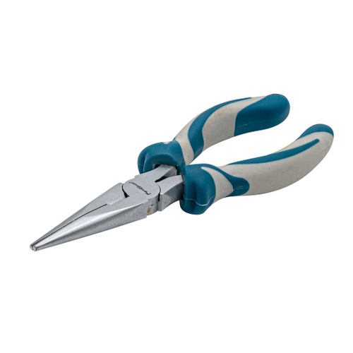 34-4-011 Тонкогубцы PREMIUM, 160 мм, CR-V, двухкомпонентные рукоятки