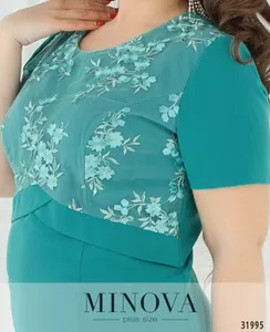 Платье 354-бирюзовый Minova