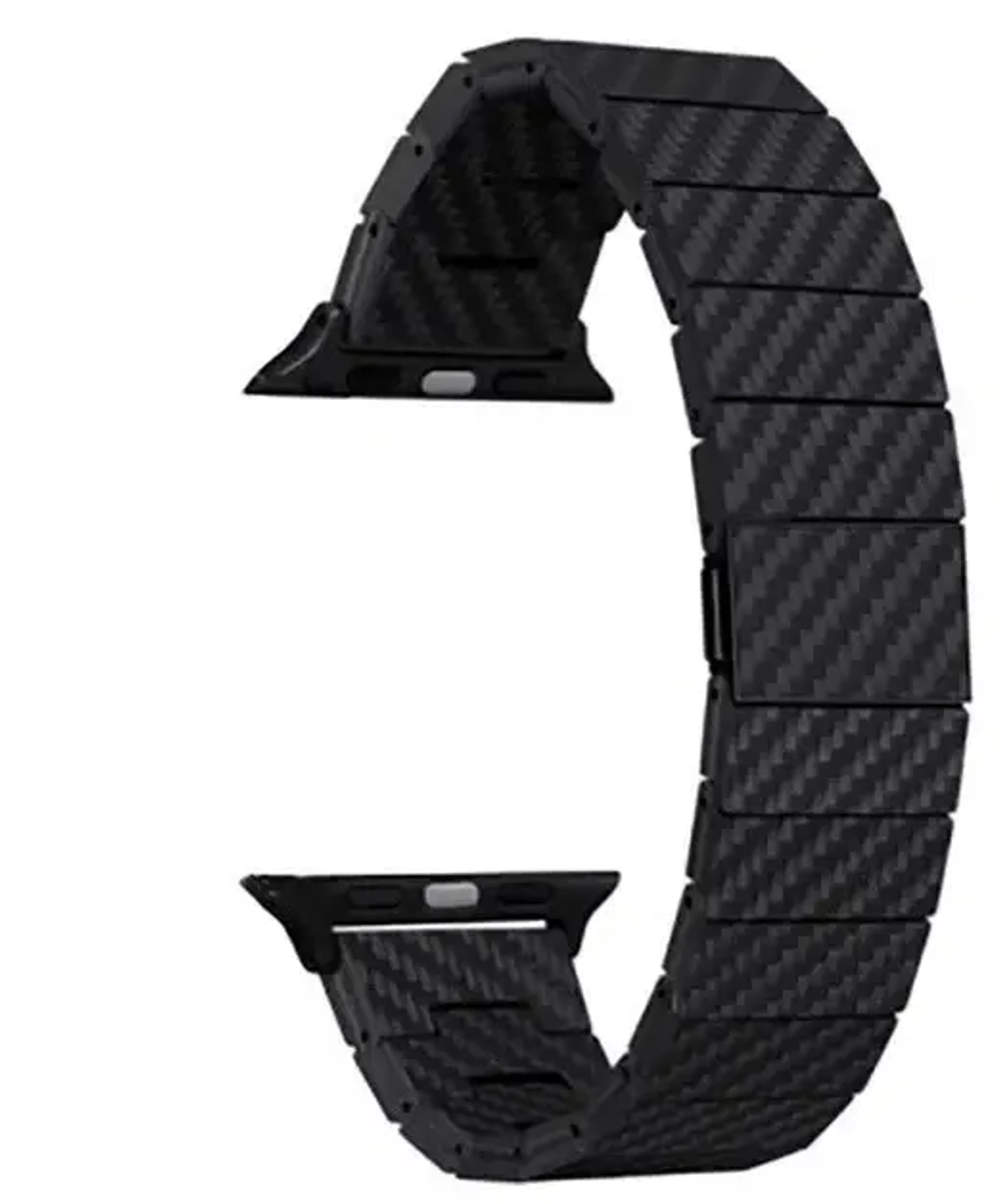 Сменный ремешок Pitaka Modern для Apple Watch 44/45/46/49мм, Чёрный (AWB1003)