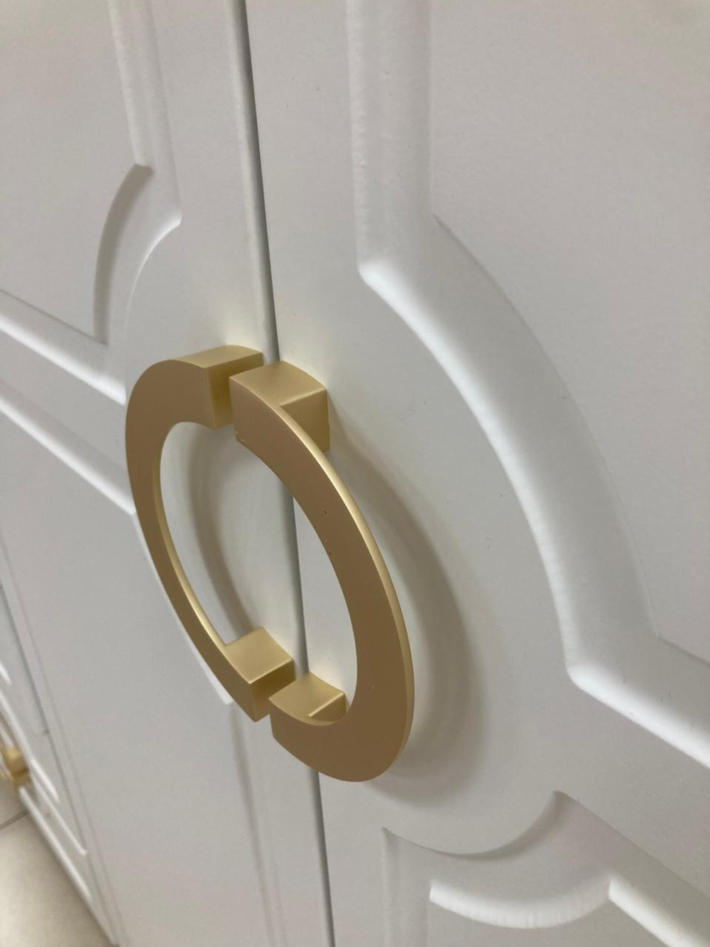 Шкаф 2-х дверный Милан МДФ белый/белый